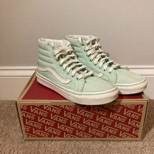 Sea Foam Green Vans- Women's Size 7.5